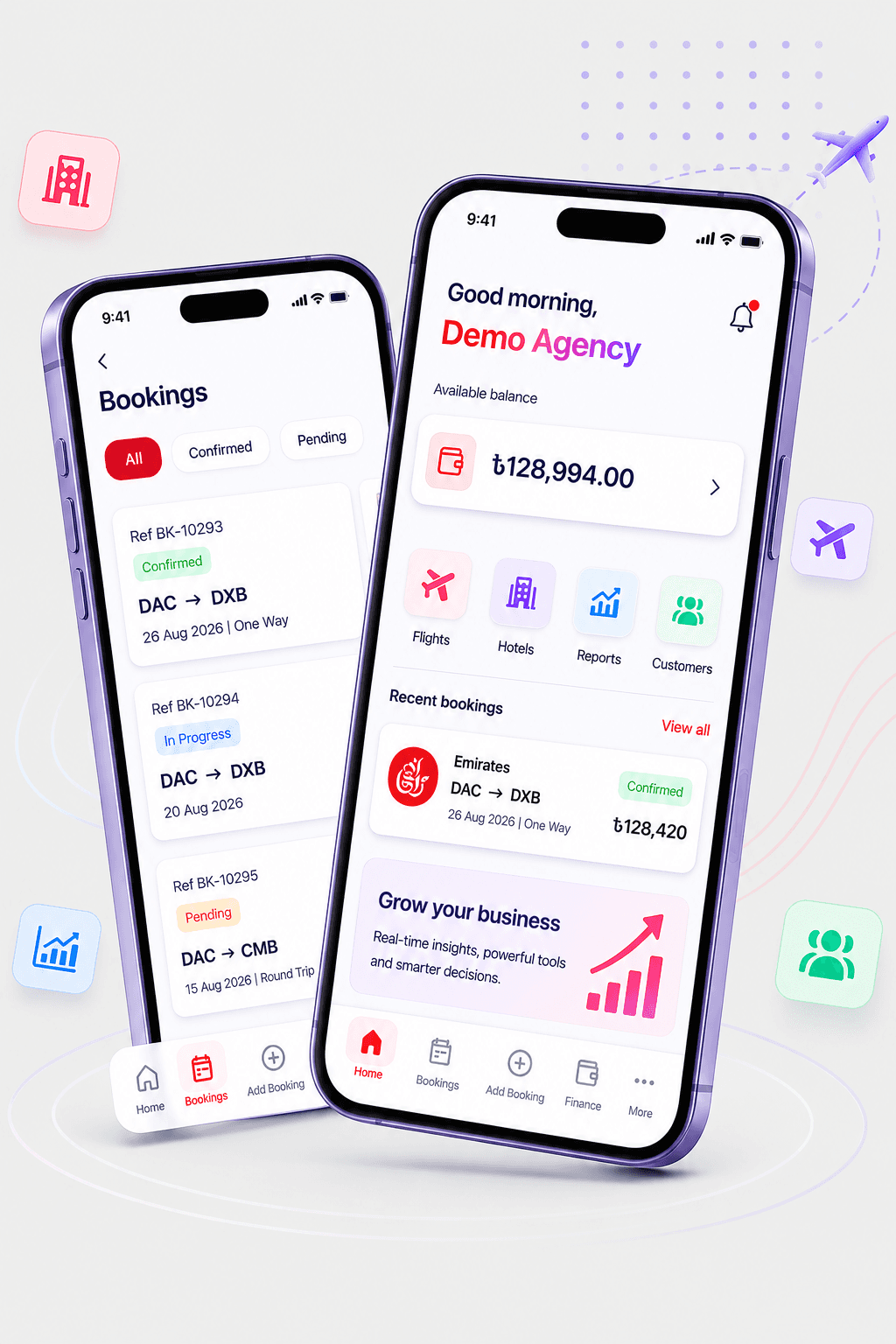 FlyLokal mobile app — search fares, book and track PNRs from your phone